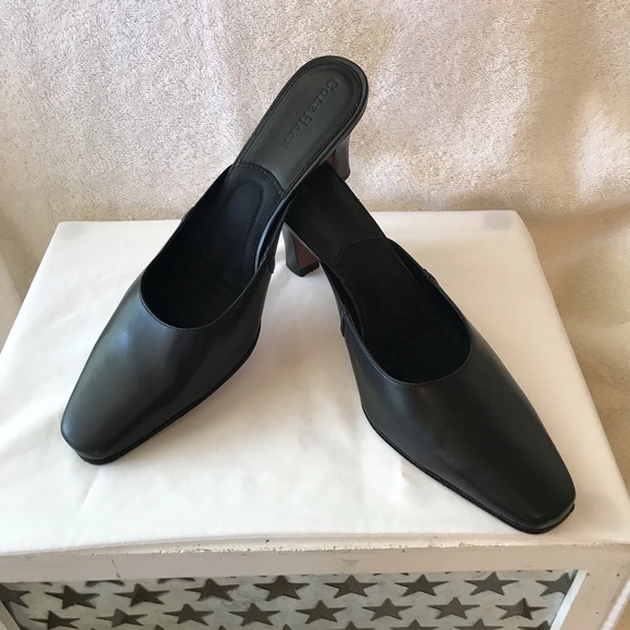 cole haan leopard mule